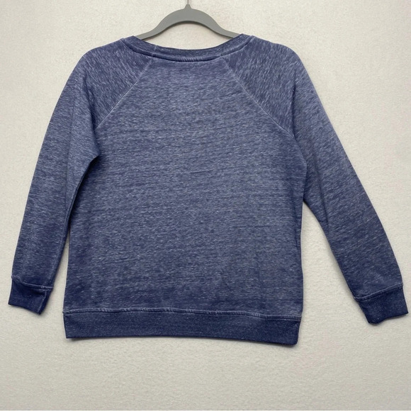 Style & Co Sport The Essential Sweatshirt Blue Snowflake PS SP - Picture 2 of 5